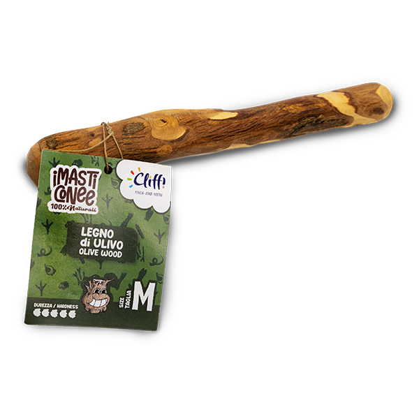 Cliffi Olive Wood tyggepinne oliventre tannrens