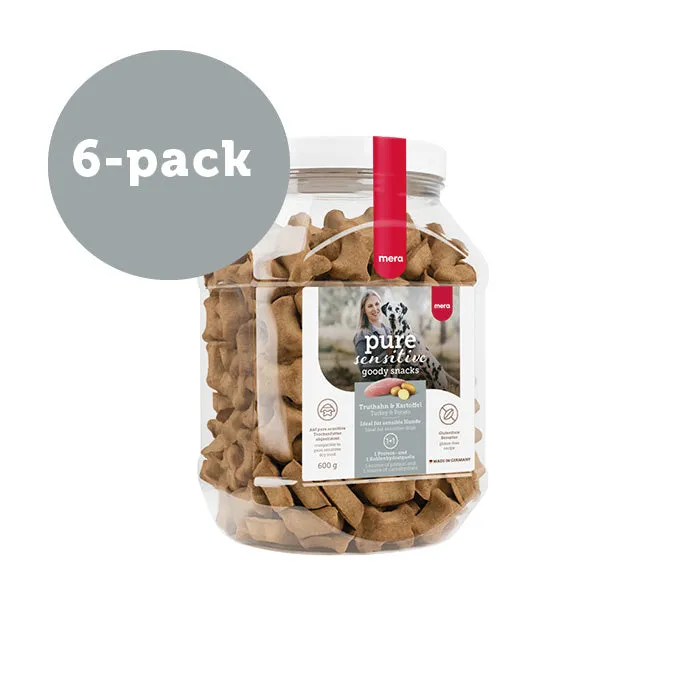 Mera Goody kalkun & potet hundekjeks 6x600 g kornfri