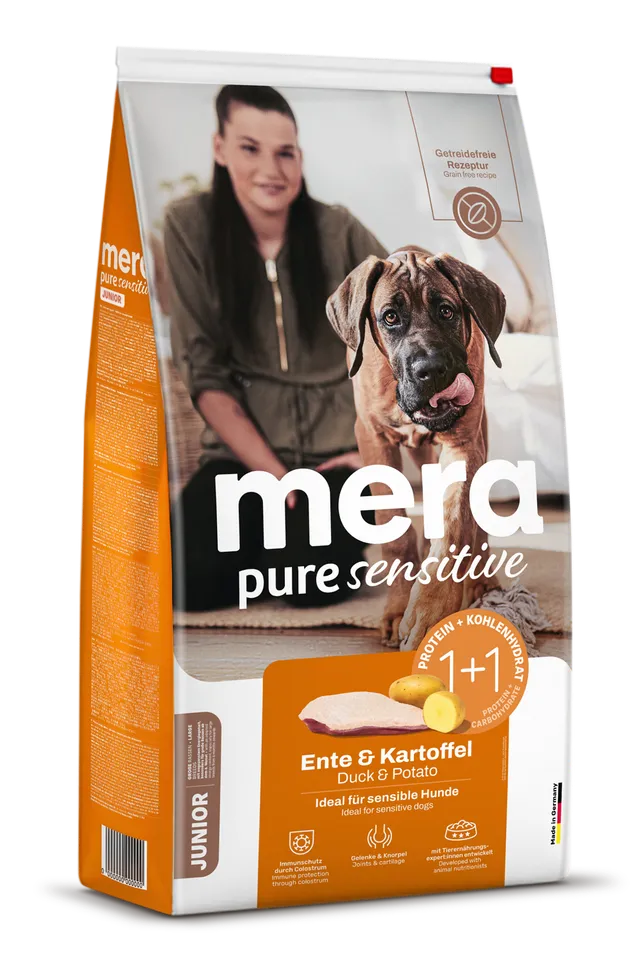 mera pure sensitive Junior tørrfôr valp 4 kg and