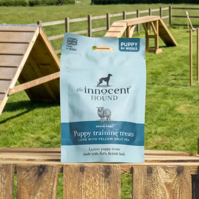 The Innocent Hound Puppy Training Treats hundegodbit 70g lam