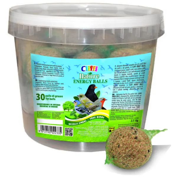 Cliffi Nature Energy meiseboller 6-pack 540 g fet fuglemat