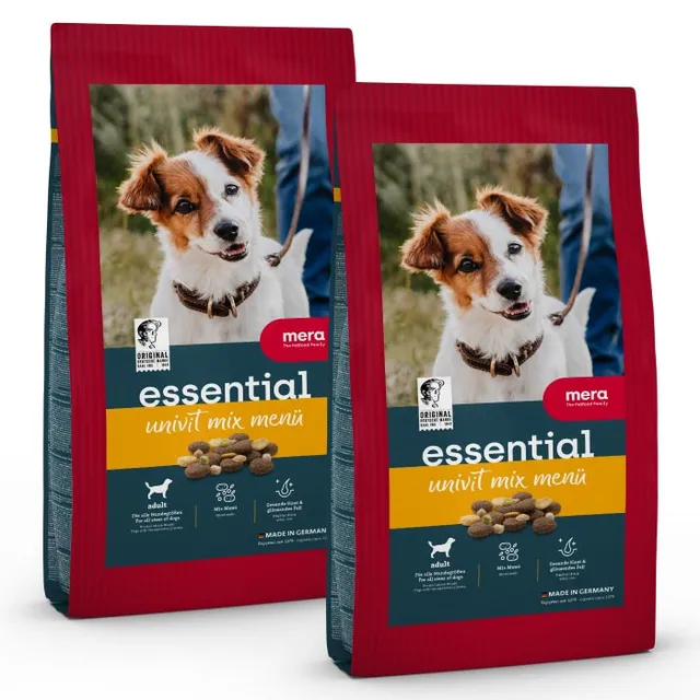 Mera essential Univit tørrfôr hund 2x12,5 kg normal