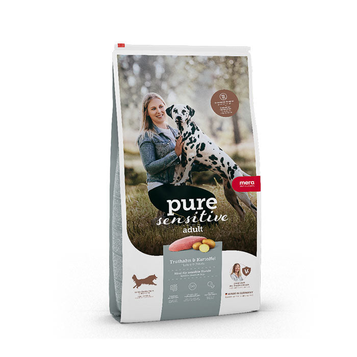 Mera Pure Sensitive kalkun hundefôr 1 kg kornfri