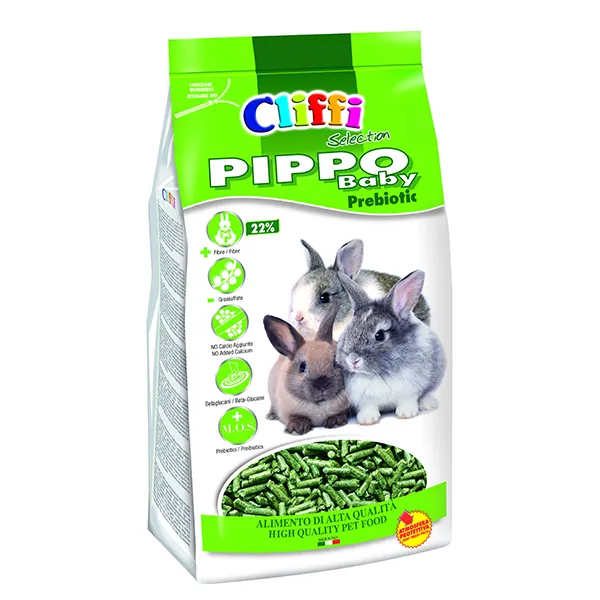 Cliffi Pippo Baby Prebiotic kaninfôr 900 g fiberrik