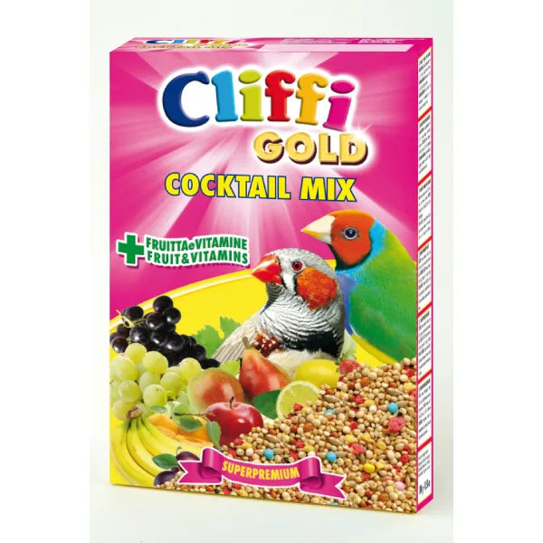 Cliffi Cocktail Mix Gold Esotici fuglefôr 300 g frukt